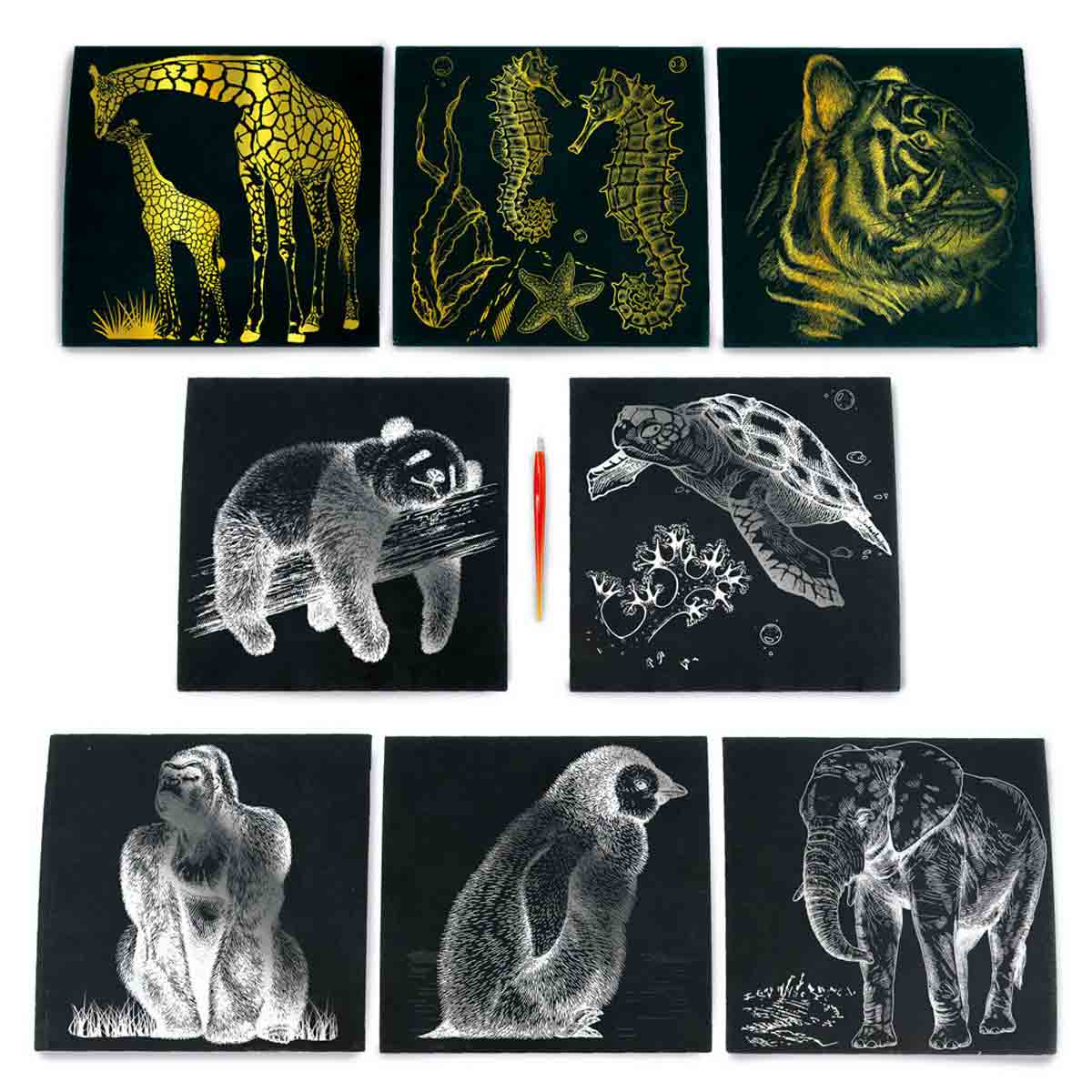 Out to Impress Gold and Silver Foiling Art Craft Set - image 2