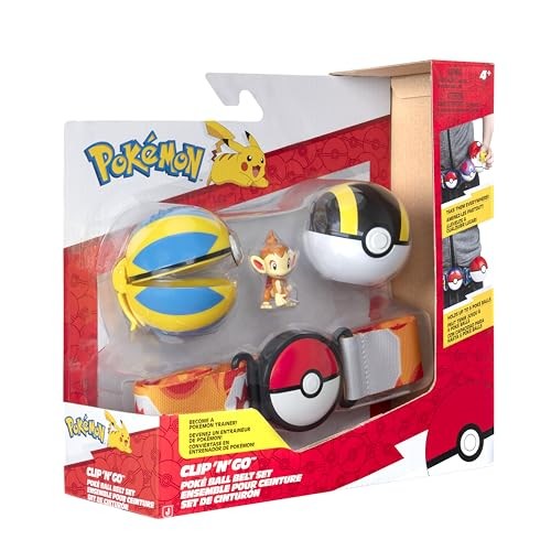 Pokemon Clip ‘N’ Go Belt With 5cm Chimchar Figure - image 2