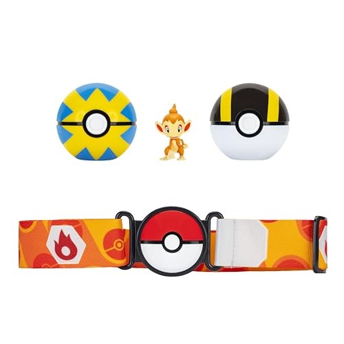 Pokemon Clip ‘N’ Go Belt With 5cm Chimchar Figure - image 3