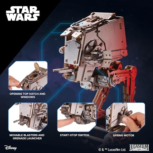 Star Wars AT-ST Walker Mechanical Model Kit - image 3