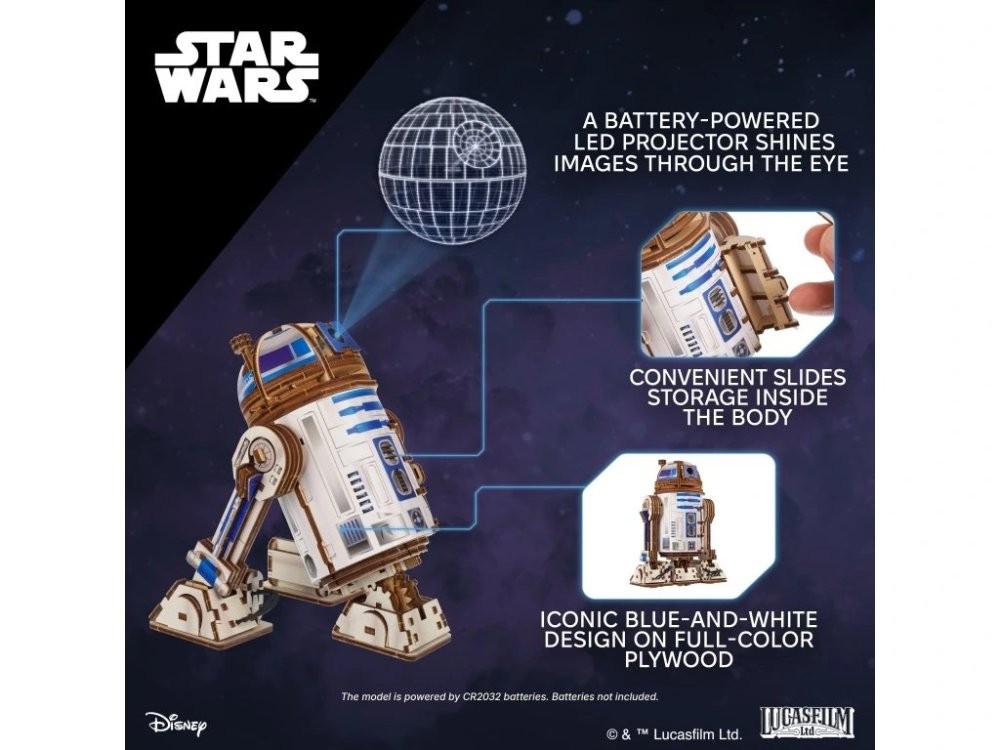 Star Wars R2-D2 Mechanical Model Kit - image 5