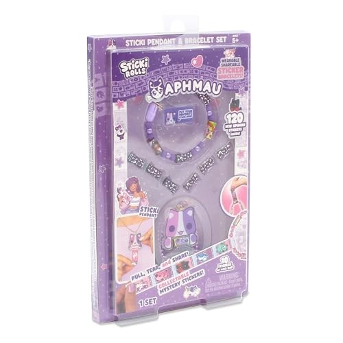 Sticki Rolls Aphmau Pendant and Bracelet Sticker Craft Set - image 2