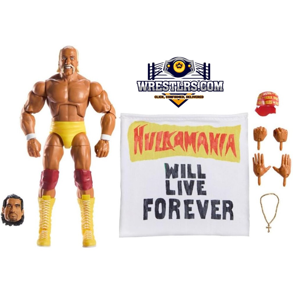 WWE Elite Collection Royal Rumble Hulk Hogan Buildable 15cm Action Figure - image 5