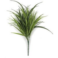 30cm fire-resistant artificial grass stem with lush, green blades and a realistic, textured appearance by Leaf.