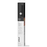Cricut Smart Vinyl Permanent Black Matte roll in sleek black packaging with white label and Cricut logo.