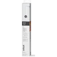Cricut Smart Vinyl Permanent White Matte in tall rectangular box with black and white label detailing.
