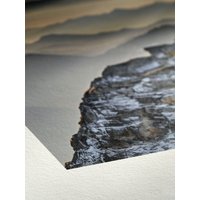 Hahnemühle Hemp Art paper stack with textured surface and visible fibers, featuring a close-up of layered sheets.