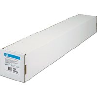 White rectangular box for HP Q6628B large format media, 30.5 m matte, with blue label and product details.