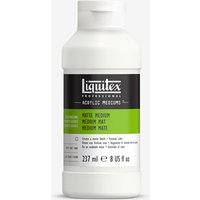 White Liquitex Professional Fluid Medium Matt bottle, 237ml, with black and green label detailing.