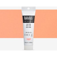 White tube of Liquitex Heavy Body Acrylic Paint, 59ml, with black label and light pink color swatch.