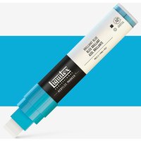 Liquitex Professional marker, 15mm wide nib, in brilliant blue with a white cap and black label.