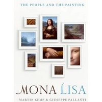 Book cover titled "Mona Lisa" featuring multiple framed art pieces, including the Mona Lisa portrait, on a white background.