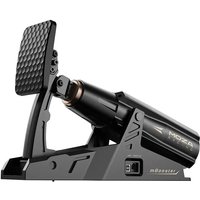 Black Moza Racing mBooster Active Pedal with textured footplate and sleek, angular design.