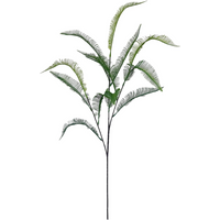 Pack of 6 artificial fern sprays, 100cm each, with realistic green leaves and slender stems.