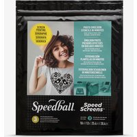 Pack of three Speedball Speed Screens, 10x12in, in black packaging with a smiling woman and product details on the front.