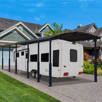 12' x 42' Palram Canopia Alpine 12700 Grey Metal Carport (3.59m x 12.86m) - image 2