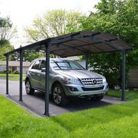 17x12 Palram Canopia Arcadia 5000 Metal Carport - image 2