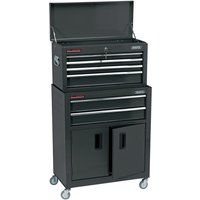 Draper 6 Drawer Roller Cabinet and Tool Chest - Black - image 3