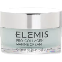 ELEMIS Pro-Collagen Marine Cream 50ml in a clear jar with silver lid and bold black lettering.