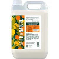 Faith in Nature Grapefruit & Orange Conditioner 5L, white jug with colorful citrus label and green text.