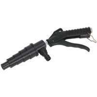 Black Sealey VS0044 Coolant System Flush Gun with ribbed nozzle and ergonomic grip handle.