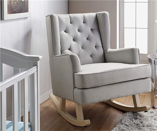 Babylo Nested Soothe Easy Chair + Rocker- Beige - image 3