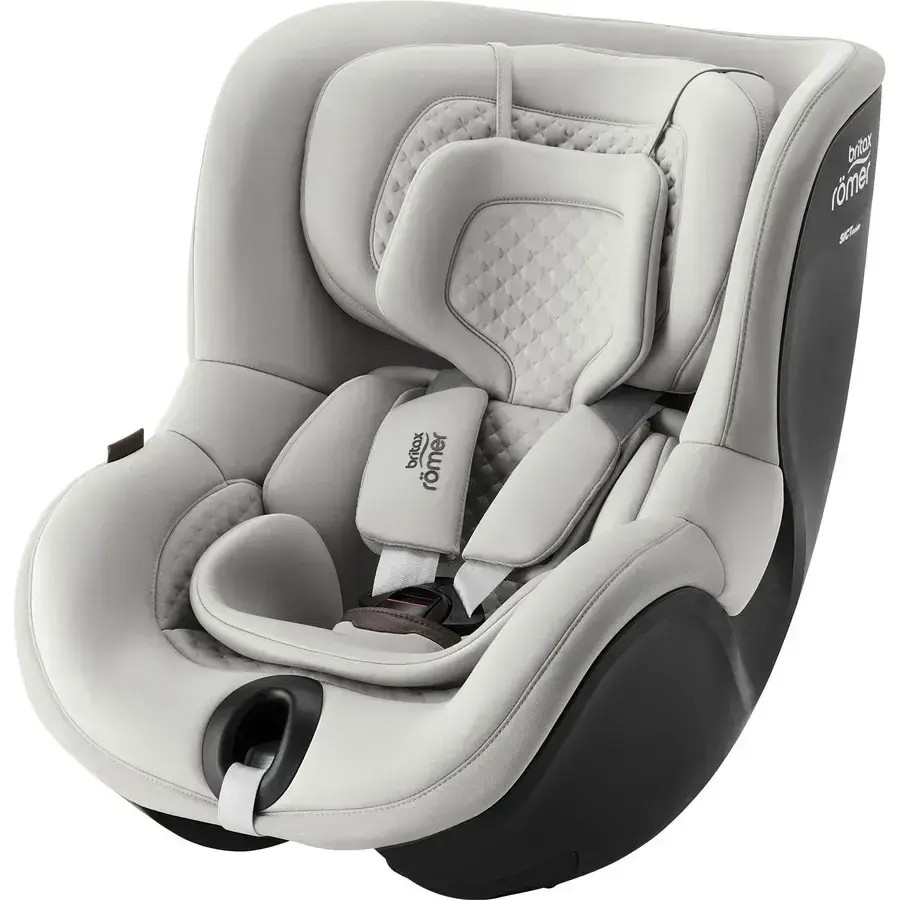 Britax Drehbarer Kinderautositz Dualfix 5Z, 61-105 Cm, Lux Linen Grey, Britax