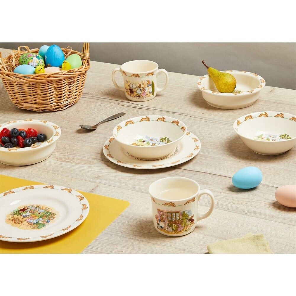 Bunnykins Infant Set: Cereal Bowl and 1 Handled Hug-a-Mug - image 2