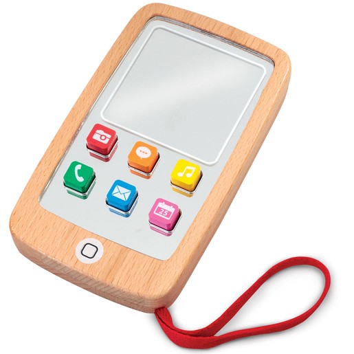 Early Learning Centre Early Learning Centre Wooden Baby Mirror Phone