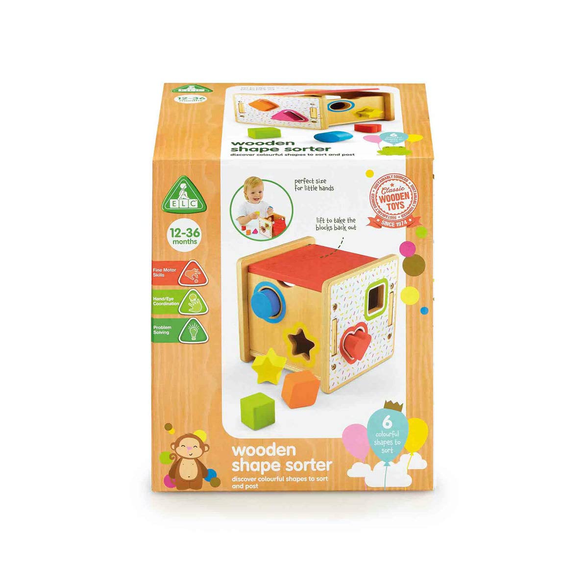 Early Learning Centre Wooden Shape Sorter - image 3