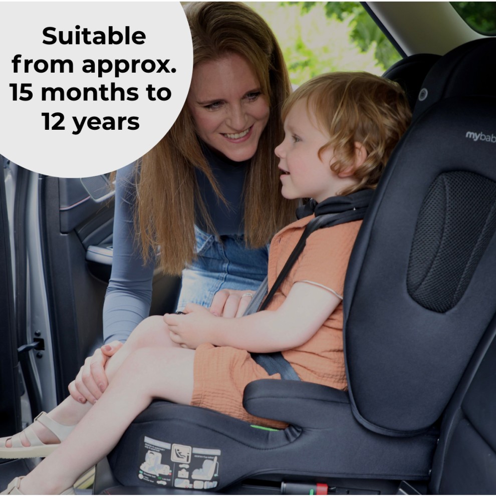 My Babiie MBCS80 Foldable Toddler to Booster R129 Car Seat - Black - image 2