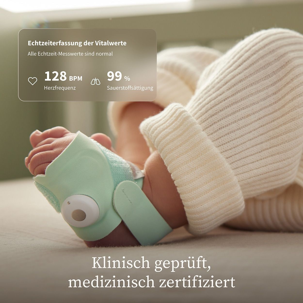 Owlet Dream Duo™ (Sock + Sight) Smart Baby Monitor- Mint - image 3