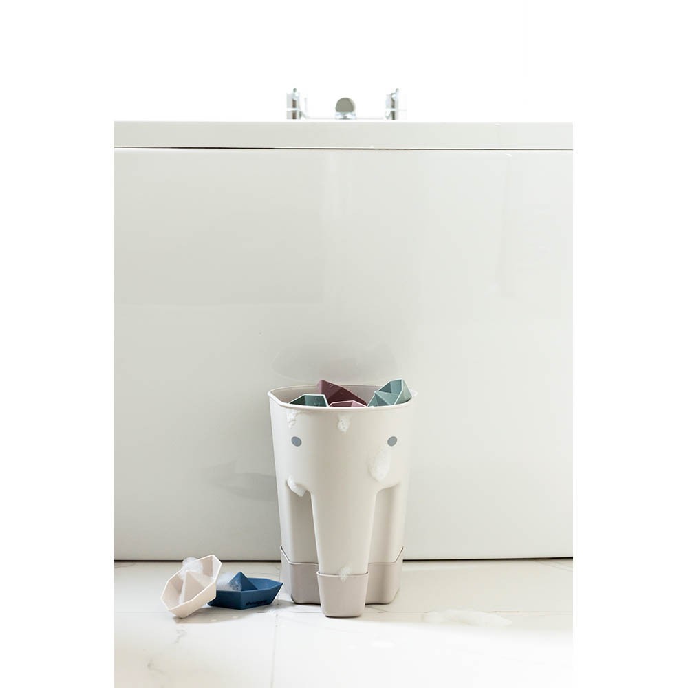 Shnuggle Ellie Bath Toy Drying Caddy- Taupe - image 3