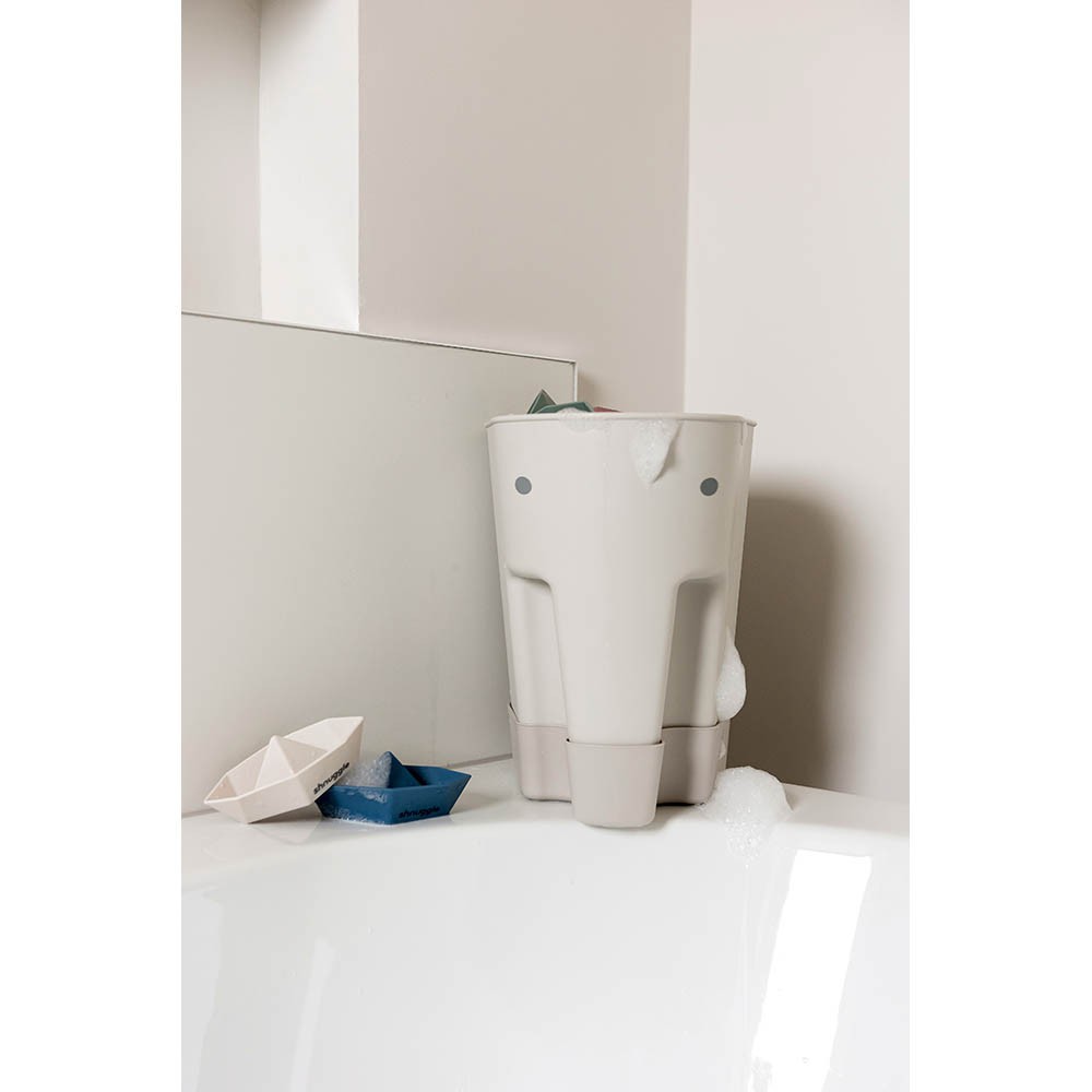 Shnuggle Ellie Bath Toy Drying Caddy- Taupe - image 4