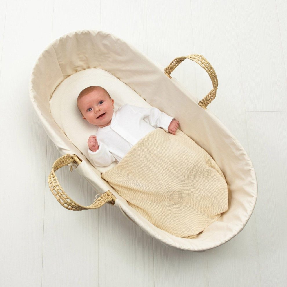 The Little Green Sheep Waterproof Moses Basket/ Carrycot Mattress Protector - image 5