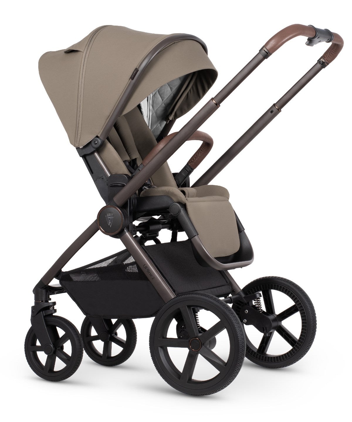 Venicci Upline 2 Stroller, Carrycot + Accessories- SE Powder - image 4