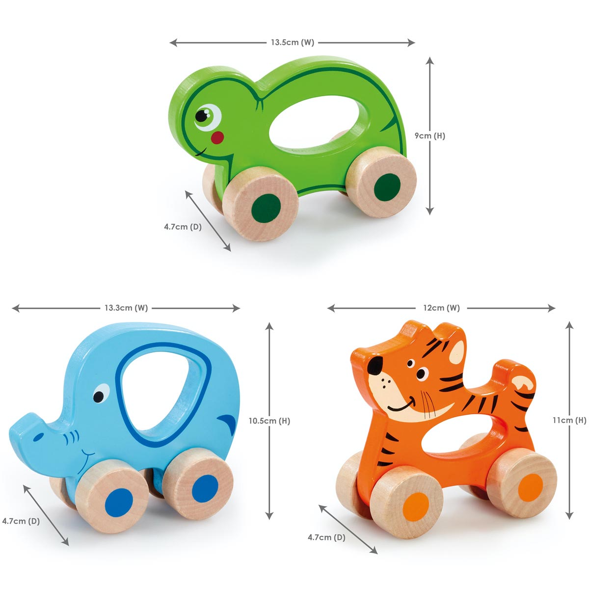 Woodlets Roll Along Animals (Styles Vary) - image 5