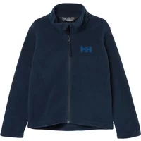 Navy blue Helly Hansen baby fleece jacket with full zip and embroidered logo on chest.