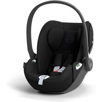 Cybex Cloud T i-Size car seat in sepia black with ergonomic design, adjustable headrest, and safety harness.