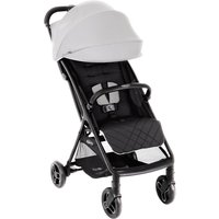 Graco Myavo Stroller in Steeple Grey, featuring a black frame, quilted seat, and large canopy.