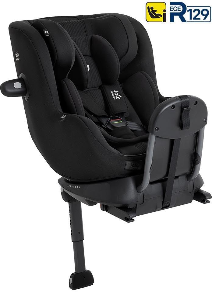 Black Joie Signature Nordic car seat with padded cushions, adjustable base, and safety harness.