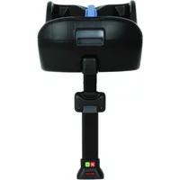 Black Joie I-Size car seat base with adjustable support leg and safety indicators.