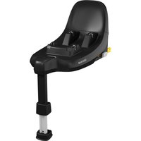 Black Maxi Cosi FamilyFix S car seat base with adjustable support leg and secure attachment points.