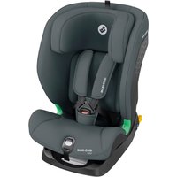 Maxi Cosi Onyx Seat i-Size in full graphite, featuring padded headrest, harness, and side impact protection.