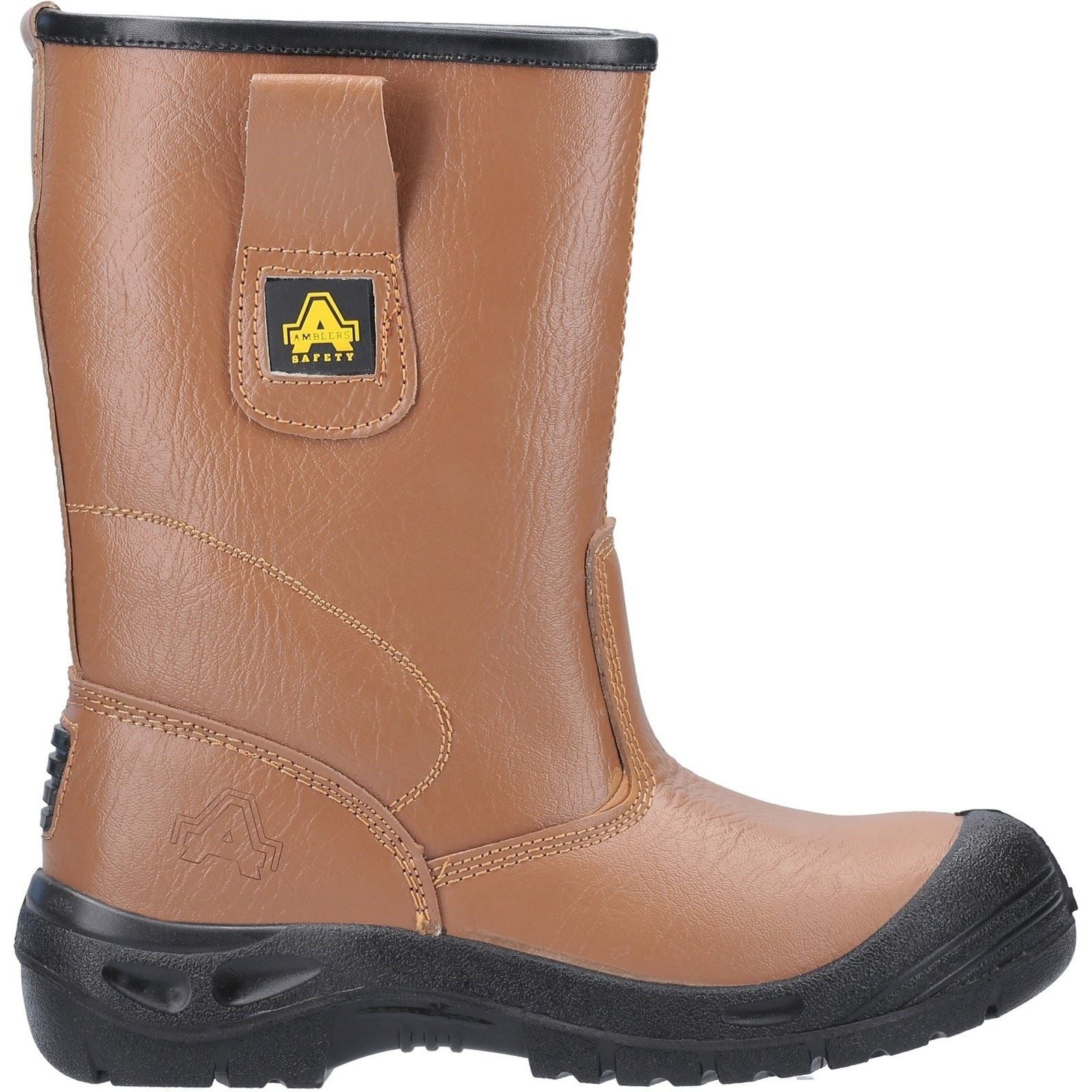 Amblers Safety FS142 Water Resistant Pull On Safety Rigger Boot in Tan - image 5