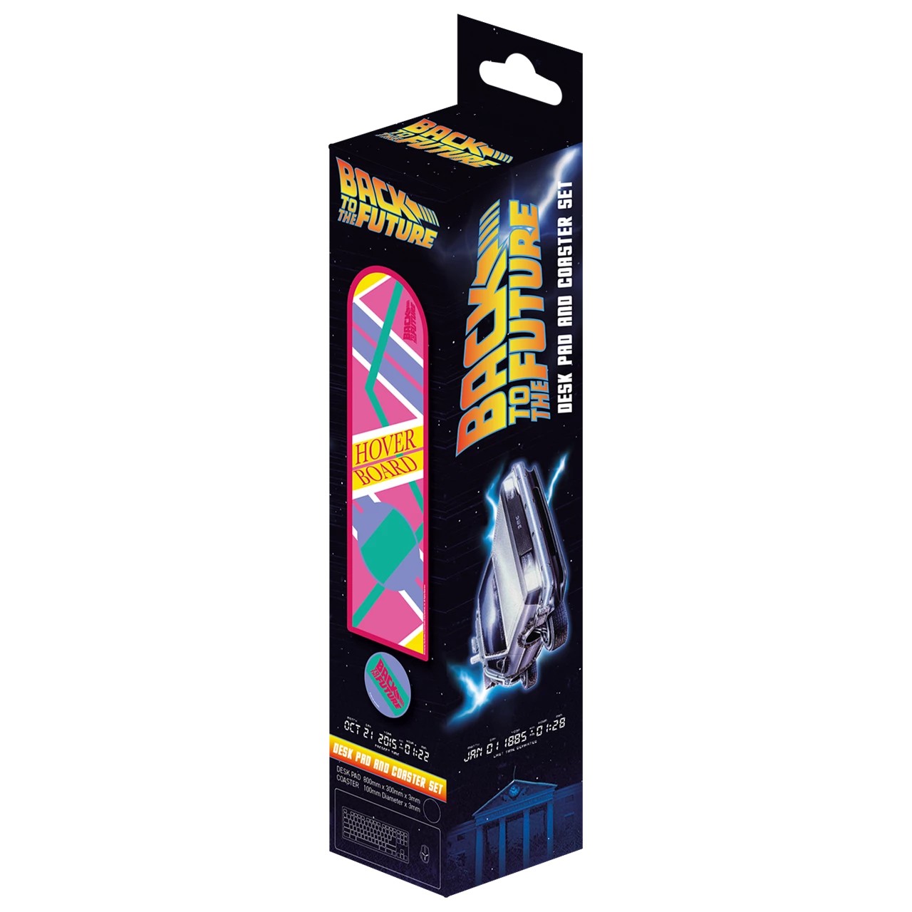 Back to the Future XL Hoverboard Desk Pad and Coaster Set - image 3