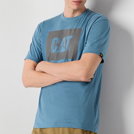 Caterpillar Graphic Tee Size Lge Blue 39482-73641-05 - image 2