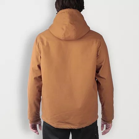 Caterpillar Hooded Sherpa Lined Jacket Size XXL Bronze 40685-76002-07 - image 2