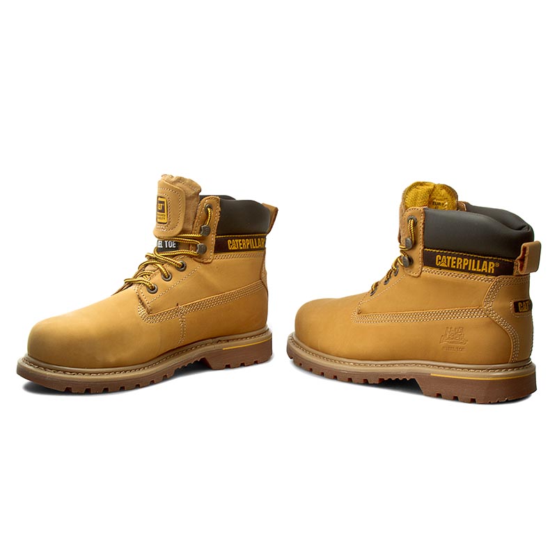 Caterpillar Men's Holton S3 Safety Boot in Honey - image 2