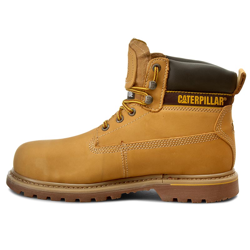 Caterpillar Men's Holton S3 Safety Boot in Honey - image 5